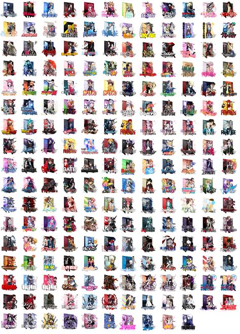 Anime Folder Icon pack 4 by pharrelle on DeviantArt