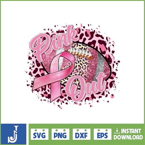 Breast Cancer Svg Pink Out Svg Pink Awareness Ribbon Svg Inspire