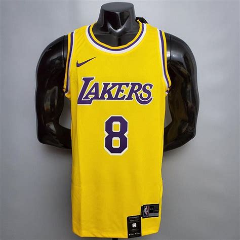 Regata Basquete Nba Lakers Bryant Amarela Edi O Jogador Silk