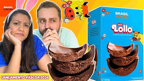 OVO DE PÁSCOA LOLLO LANÇAMENTO DA CHOCOLATES BRASIL CACAU JUNTO