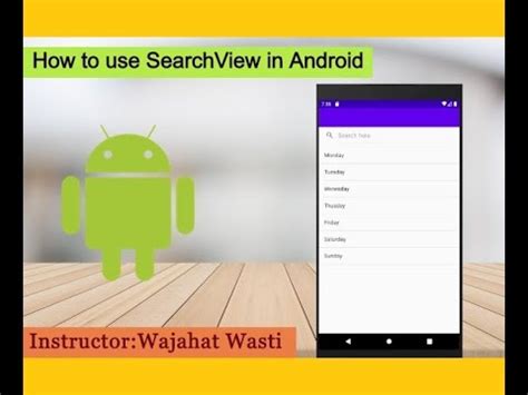 How To Use Searchview With Listview In Android Youtube