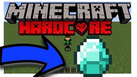 Minecraft Hardcore Getting Diamonds Youtube