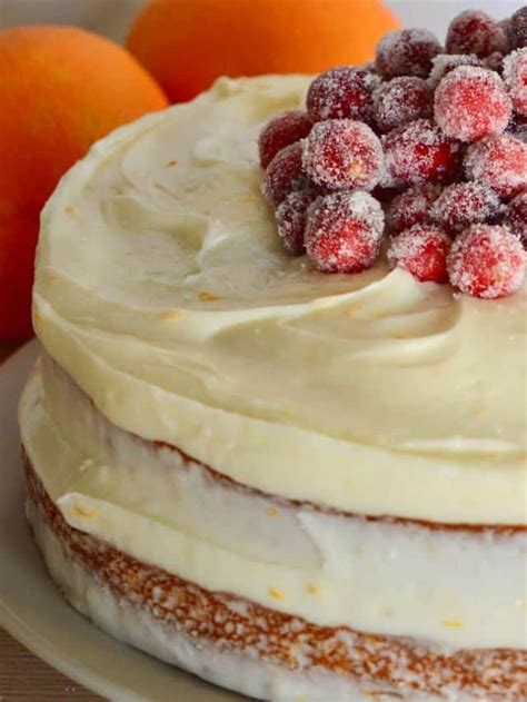 Cranberry Orange Cake With Cream Cheese Frosting This Delicious House