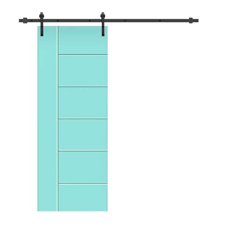 CALHOME Modern Classic 24 In X 96 In Mint Green Stained Composite MDF