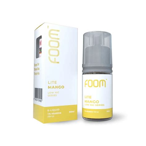 liquid saltnic  nic lite series foom foom lab global