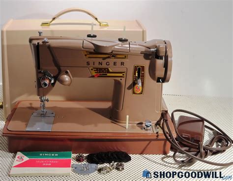 Vintage Singer Style O Matic Sewing Machine In Case With Booklet