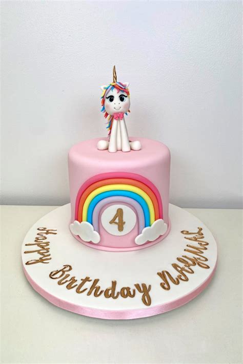 Unicorn Birthday Cake No.K080 - Creative Cakes