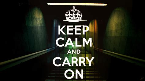 Keep Calm and Carry On by J9qw on DeviantArt