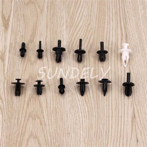 350pcs Plastic Car Push Pin Rivet Trim Clip Panel Interior Assortments 12 Sizes Ebay