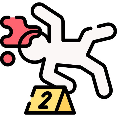 Crime Scene Special Lineal Color Icon