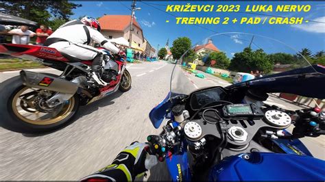 Križevci 2023 Luka Nervo Trening 2 Pad Crash Youtube