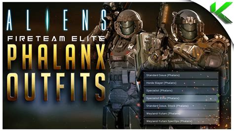 How To Get All Phalanx Outfits Aliens Fireteam Elite YouTube