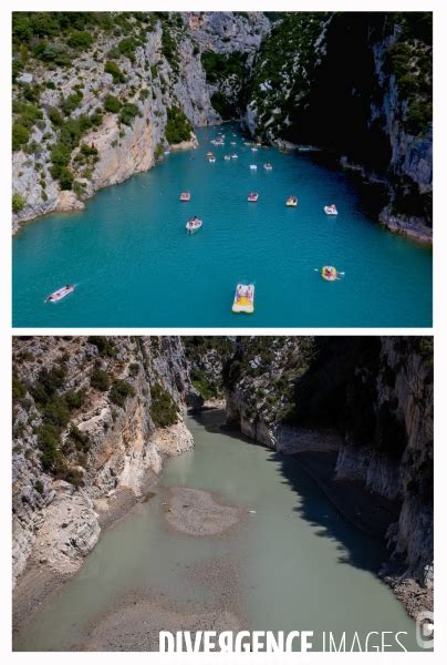 Sècheresse été 2022 lac de Sainte Croix Verdon par Christian BELLAVIA