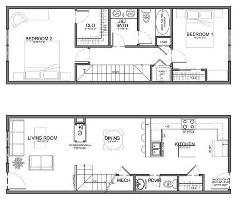 Narrow Residential Unit Narrow House Plans Narrow House Designs