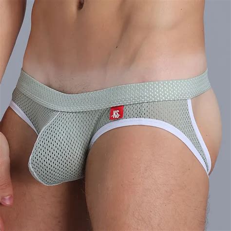 Ropa Interior Sexy Gay Para Hombre Suspensorio Transparente Tangas