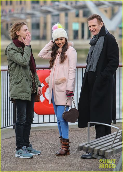 'Love Actually' Reunion Set Photos: Liam Neeson & Thomas Brodie ...