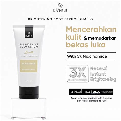 Jual Dsavior Brightening Body Serum Original Lotion Pencerah Badan