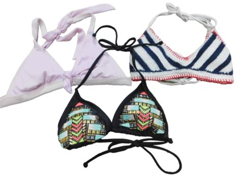 YOU GET 3 Xhilaration JUNIORS XS Bikini Swim Tops NWT EBay