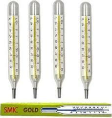 Mcp Healthcare Oval Smic Gold Mercury Thermometer Clinical Oval