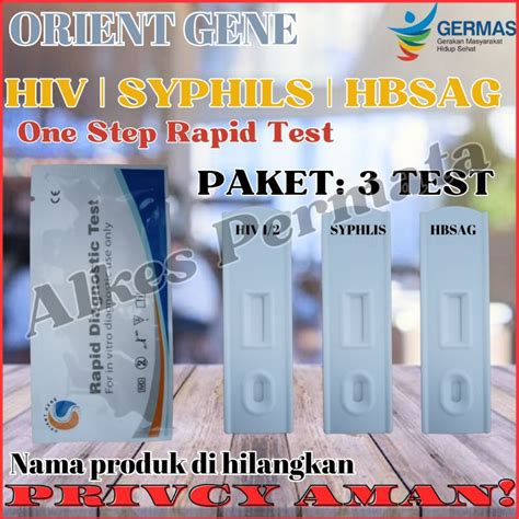 Jual Paket Hiv Syphilis Dan Hbsag Test Pemeriksaan Orient Gene