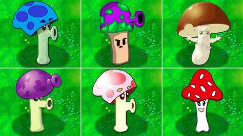 Plants Vs Zombies Mod Zombotany All Scaredy Shroom Plant Vs