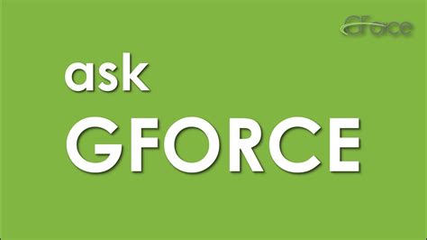 Ask Gforce Who Is Gforce And What Kind Of Services Do You Provide