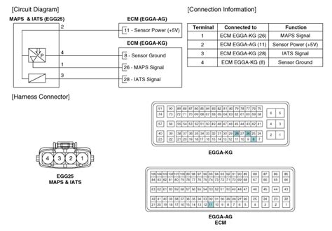 Kia Rio Circuit Diagram Manifold Absolute Pressure Sensor MAPS