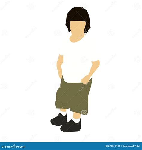 Boy Walking 13 Vector Illustration Stock Image - Illustration of person ...