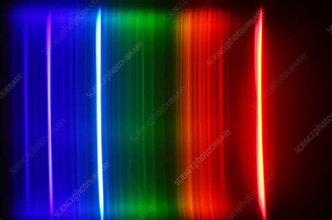 Hydrogen Spectra Stock Image A1500384 Science Photo Library