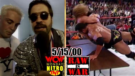 WWF RAW Vs WCW Nitro May 15 2000 Full Breakdown Rock Michaels