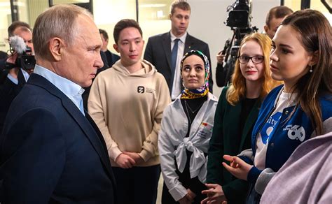 Meeting With University Students To Mark Russian Students Day