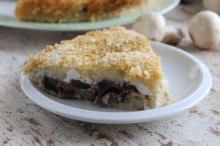 Gateau Di Patate Con Funghi E Mozzarella Ripieno Ricetta Facile Al Forno