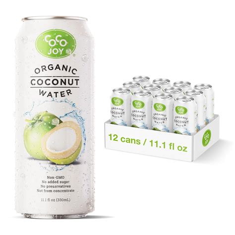 CoCo Joy All Organic Coconut Water, Natural and Fresh, Nutrient-Rich