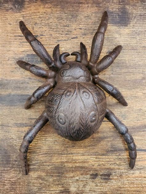 Vintage Cast Iron Spider Figurine Unique Rustic Decor Antique Arachnid Collectible - Etsy