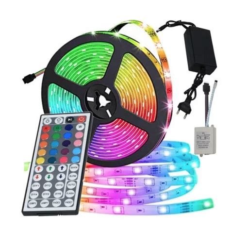 Kit Banda Led Rgb 5m Cu Telecomanda Si Functii Multiple Emag Ro