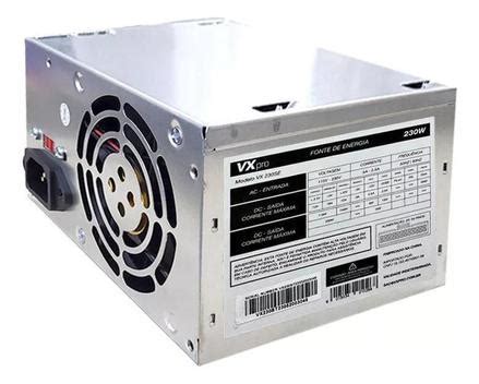 Fonte Para Computador Pc Desktop Atx Pinos W Se Fonte Para