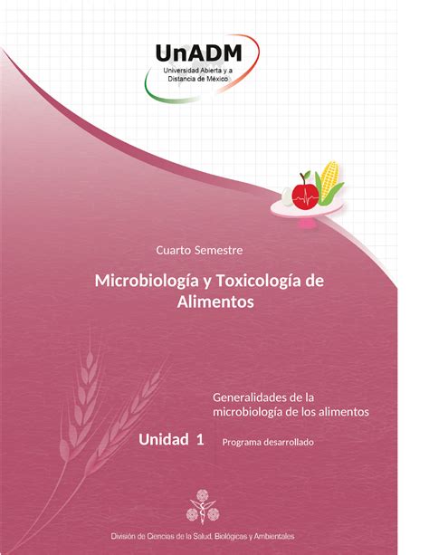 MTA UNIDAD 1 A2 ERPA Cuarto Semestre Microbiología y Toxicología de