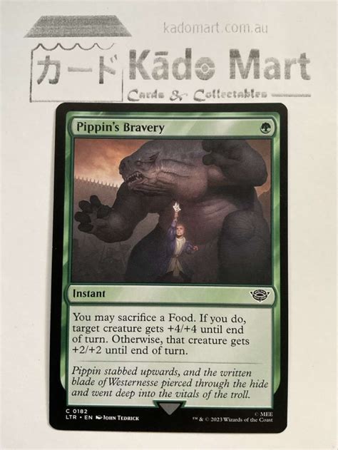 Many Partings 176 LTR Lord of the Rings Frame MTG TCG Card Kādo Mart