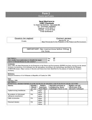 Fillable Online Chem Unep Send Filled Form To Chem Unep Fax Email