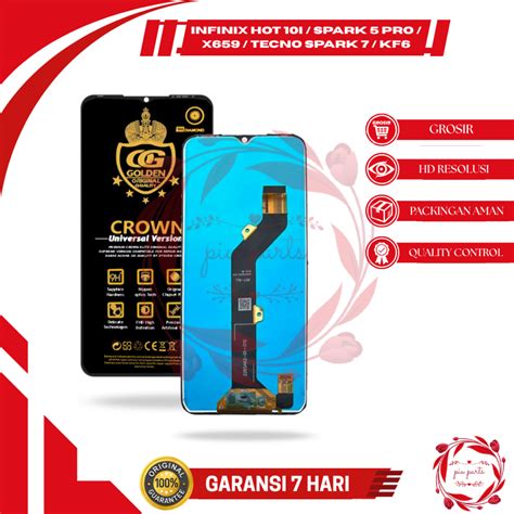 Jual Lcd Infinix Hot I X Smart Pro X B Tecno Spark Kf Touchscreen Fullset