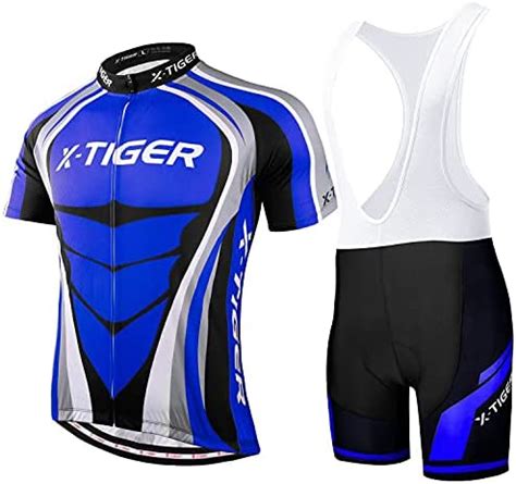 X Tiger Hombres De Bicicleta Con D Gel Acolchado Mtb Ciclismo Maillots