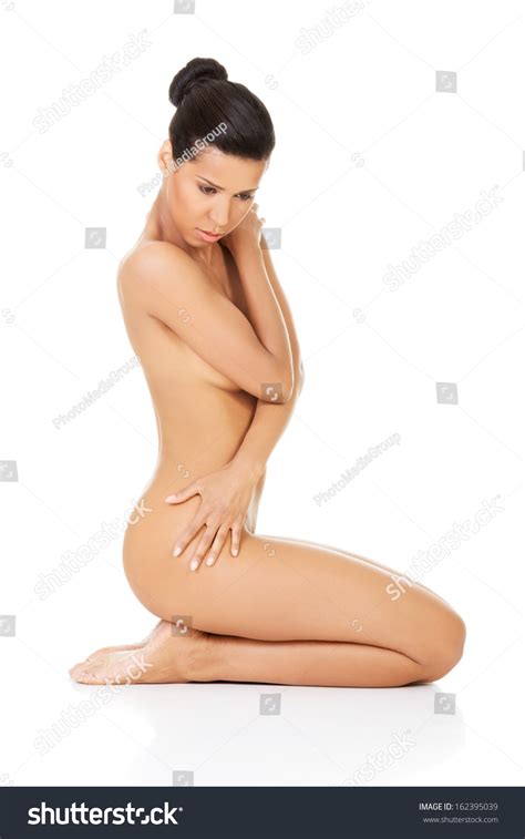 Attractive Naked Woman Sitting On Knees Stock Photo Shutterstock