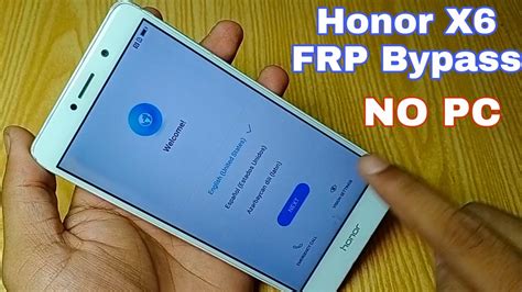 Honor X Frp Bypass Without Pc Honor Google Lock Remove No