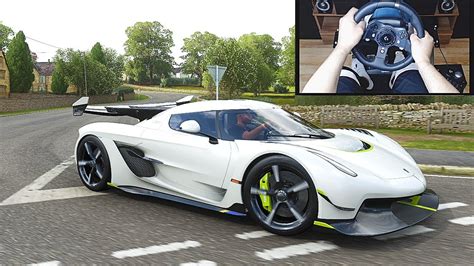 Koenigsegg Jesko Forza Horizon 4 Realistic Driving Logitech G920