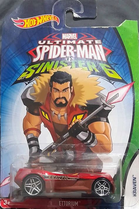 Hot Wheels Ultimate Spiderman Vs Sinister 6 Ettorium Kraven Universo Hot Wheels