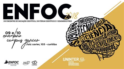 XIV ENFOC Encontro de Iniciação Científica e XIII Fórum Científico V