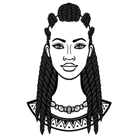 100000 Black Woman Hair Vector Images Depositphotos