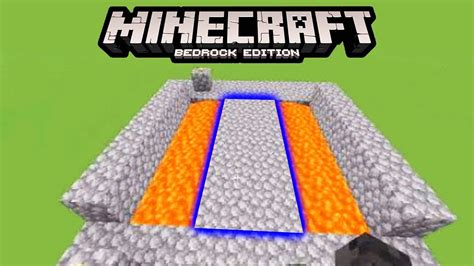 Minecraft - Redstone Bridge with Lava Minecraft Redstone, Bedrock, Lava ...