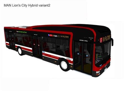 MAN Lion S City Hybrid Variant2 3D Model 64216 Model COPY Default