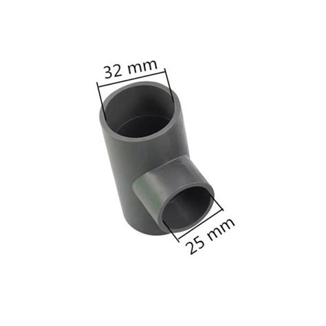 ROBINET RACCORD ID 32mm to 25mm Connecteur en té de réduction PVC